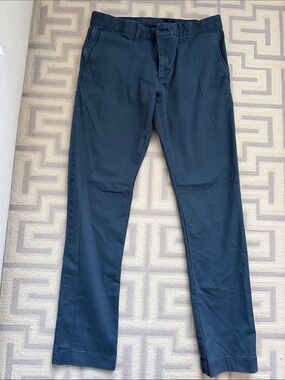 J. Crew Factory Men's Blue Slim Chinos